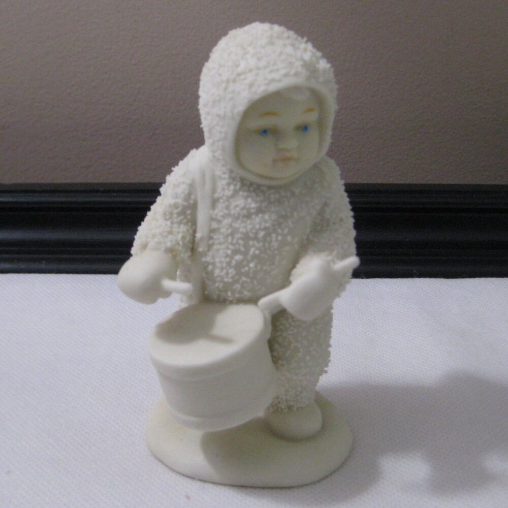 Vintage Dept 56 Snowbabies "Shall I Play for You" Drummer Boy